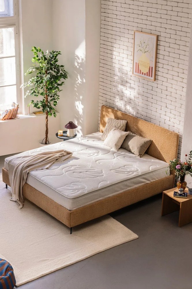 Modrý hliníkový odkladací stolík White Label Ringar, ø 39,5 cm