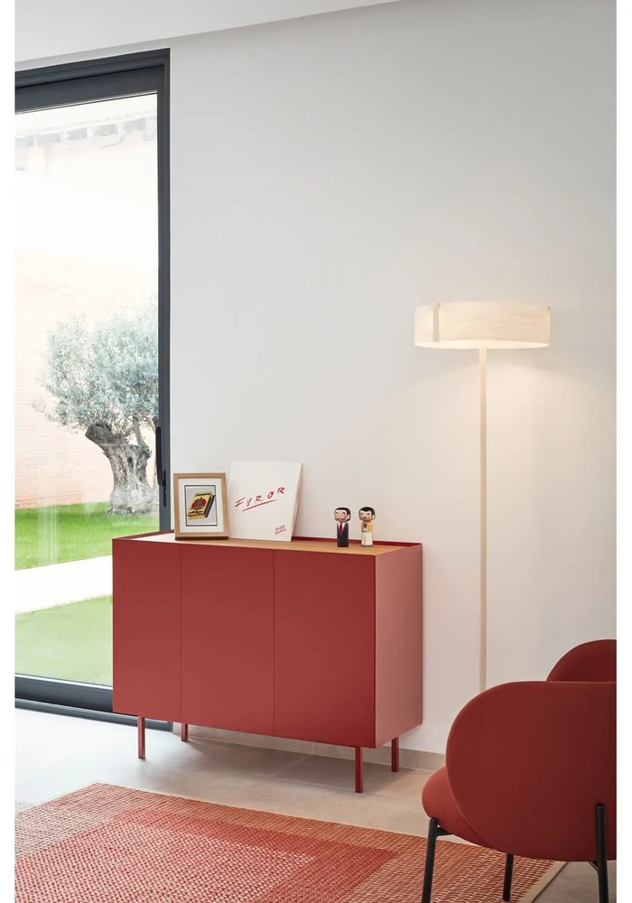 Červené kreslo Teulat Mogi