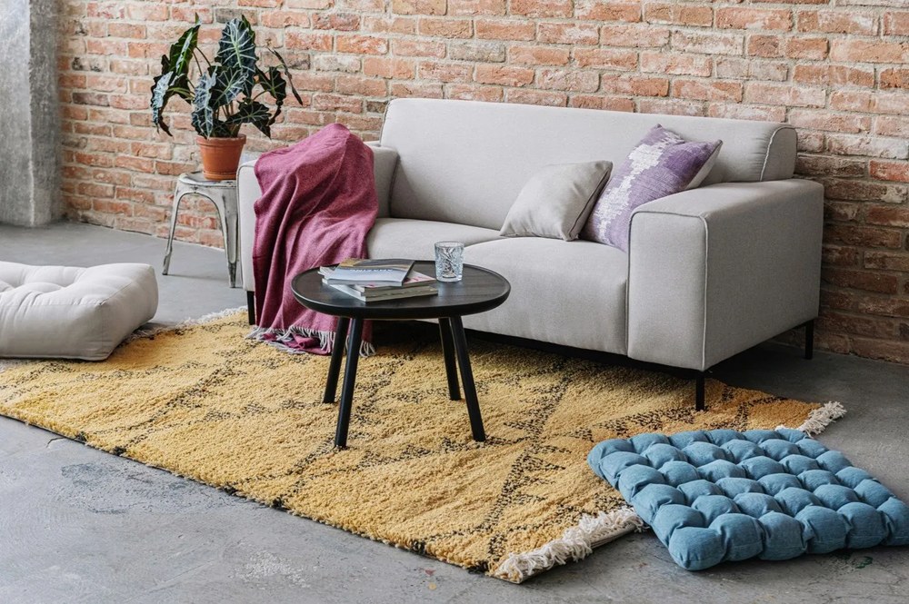 Sedací puf Karup Design More Beige