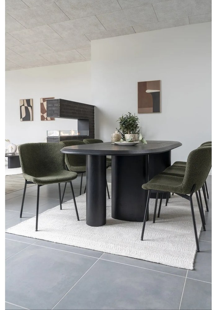 Jedálenský stôl s doskou v dekore jaseňového dreva 100x220 cm Tirano – House Nordic