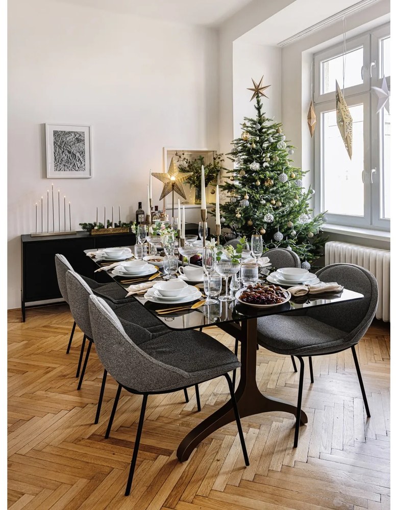 V zlatej farbe vianočná svetelná dekorácia ø 48 cm Rustic – Markslöjd