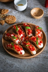 12-dielna súprava tehlovooranžového kameninového riadu Bonami Selection Malia