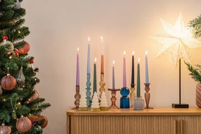 Ružový sklenený svietnik PT LIVING Art