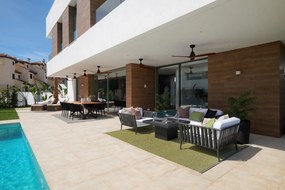 Vonkajší vankúš 38x58 cm Sunny Grey – Pappelina