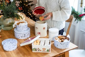 Zelená sklenená váza Hübsch Sole, výška 20 cm