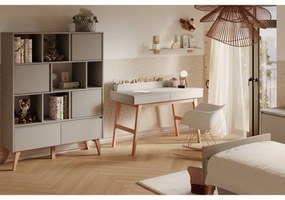 Detský písací stôl s bielou doskou 60x120 cm Swing – Pinio