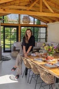 Biele/modré kameninové misky v súprave 3 ks 500 ml Linora – Bloomingville