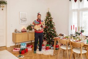 Keramický svietnik na čajovú sviečku Gingerbread Lighthouse – Kähler Design