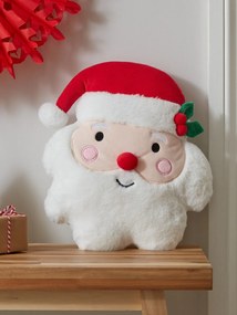 Plyšový dekoračný vankúš s vianočným motívom 38x32 cm Christmas Santa – Catherine Lansfield