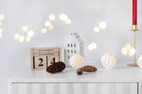 Biela vysoká komoda 97x130 cm Sierra - Teulat