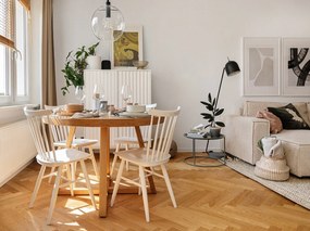 Biela vysoká komoda 97x130 cm Sierra - Teulat