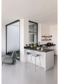 Sivá plastová barová stolička 92,5 cm Whitby – Unique Furniture
