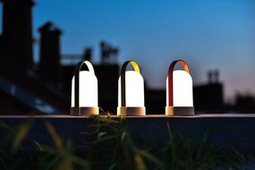 Biela LED stmievateľná stolová lampa (výška 15 cm) Uri – Remember