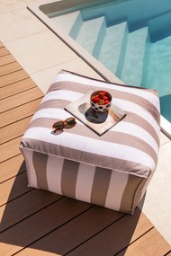 Biele/modré kameninové misky v súprave 3 ks 500 ml Linora – Bloomingville