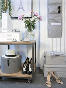 Súprava 2 čiernych škatúľ Bigso Box of Sweden Rut