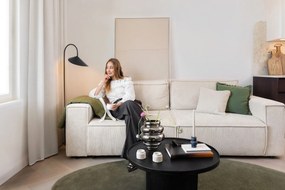 Sklenená ručne vyrobená váza v striebornej farbe (výška 24 cm) Zorya – Bloomingville