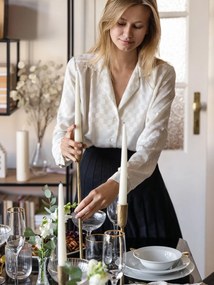 Súprava 4 koktailových pohárov s okrajom v zlatej farbe Lyngby Glas Palermo, 315 ml