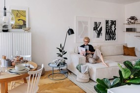 Svetlozelený konferenčných stolík WOOOD Ivar, ⌀ 56 cm