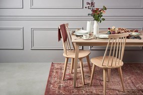 Matne lakovaný dubový jedálenský stôl Rowico Mimi, 180 x 90 cm