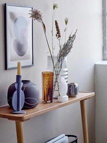 Čierna terakotová váza Bloomingville Niza, výška 16,5 cm