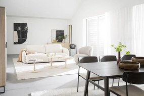 Krémovo-tmavohnedé jedálenské stoličky v súprave 2 ks Maymont – Rowico