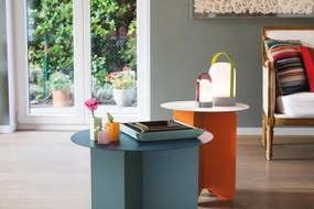 Biela LED stmievateľná stolová lampa (výška 15 cm) Uri – Remember