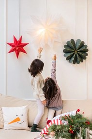 Zelená vianočná svetelná dekorácia ø 45 cm Marigold – Markslöjd