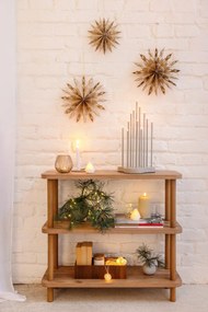 LED sviečka (výška 15 cm) Flamme Stripe – Star Trading