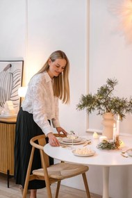 Biela vianočná svetelná dekorácia 4 ks ø 6,5 cm Carla – Sirius