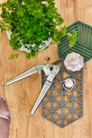 Starofialová ľanová utierka Linen Tales, 65 x 45 cm