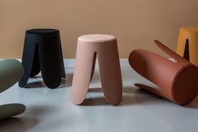 Okrovožltá plastová stolička Savor – Leitmotiv