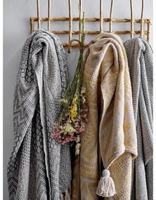 Sivá deka Bloomingville Throw, 130 × 160 cm