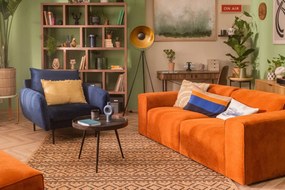 Oranžová menčestrová pohovka 202 cm Sting - Scandic