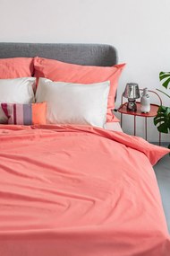 Súprava 2 béžových obliečok na vankúš z bavlneného saténu Bianca Standard, 50 x 75 cm