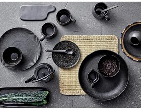 Čierna miska z kameniny Bloomingville Neri, ø 14,5 cm