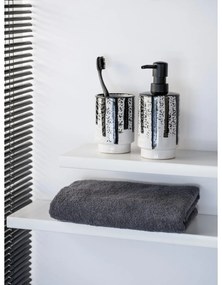 Čierno-biely keramický dávkovač mydla 340 ml Subiza – Wenko