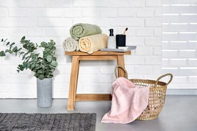 Sivá bavlnená kúpeľňová predložka Zone Tiles, 80 x 50 cm