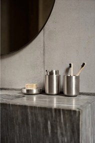 Téglik na zubné kefky z nehrdzavejúcej ocele v matne striebornej farbe Ume – Zone