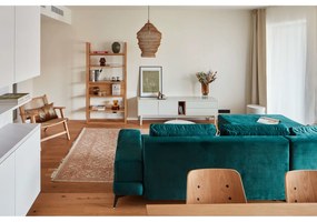 Krémovobiely TV stolík 180x56x40 cm Corvo – Teulat