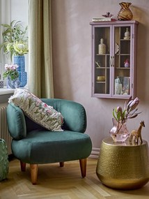 Kovový okrúhly konferenčný stolík v zlatej farbe ø 50 cm Avola – Bloomingville