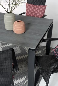 Sivý záhradný stôl pre 8 osôb Bonami Selection Strong, 210 x 100 cm