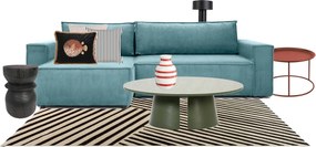 Zelený konferenčný stolík Teulat Cep, ø 110 cm