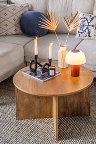 Tmavomodrý dekoratívny vankúš z mikrovlákna Tiseco Home Studio Marshmallow, ø 40 cm