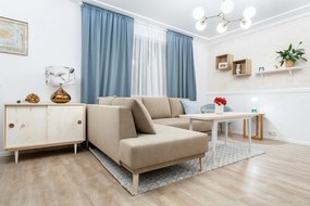 Biele/v mosadznej farbe závesné svietidlo so skleneným tienidlom Damar – Opviq lights