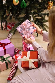 Sklenená ručne vyrobená vianočná ozdoba 11 cm Lucky Cat – Sass &amp; Belle