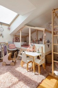 Ružový koberec Universal Alpaca Liso, 60 x 100 cm