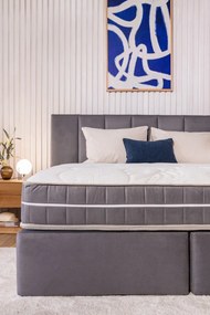 Sivá boxspring posteľ 160x200 cm Olia Bold Line – Bonami Selection