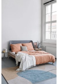 Krémovobiela deka s podielom bavlny Euromant Basics, 140 × 180 cm
