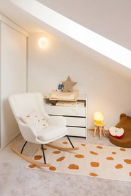 Biele nástenné svietidlo Kumu – Hübsch