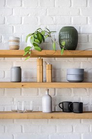 Biele/béžové kameninové misky v súprave 4 ks 200 ml Original Cane – Mason Cash